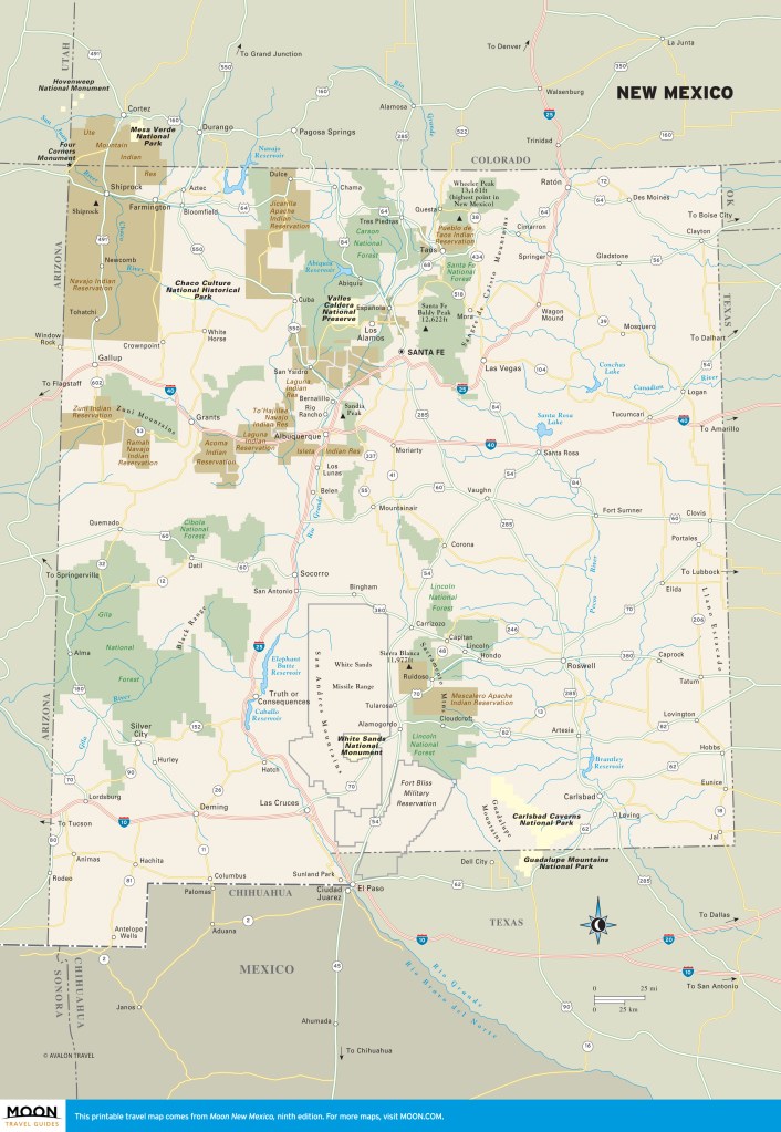 map of New Mexico