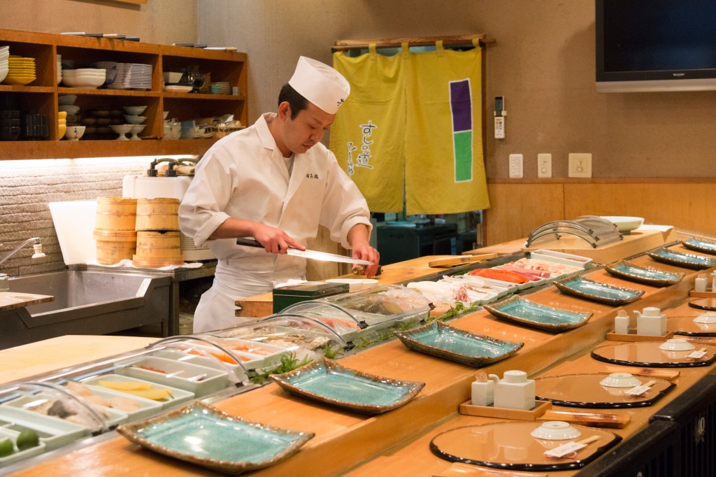 sushi counter