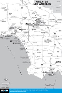 map of los angeles