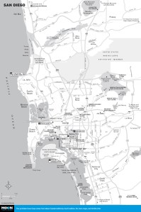 map of San Diego