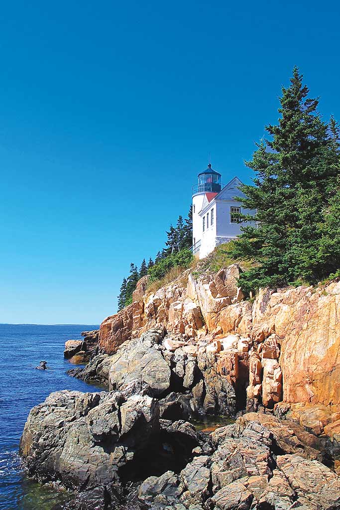 Bass Harbor Light in Acadia National Park.