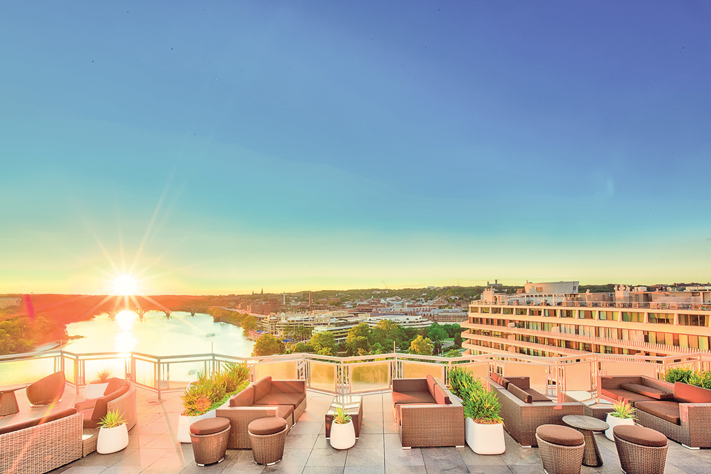 panoramic view from the watergate rooftop bar