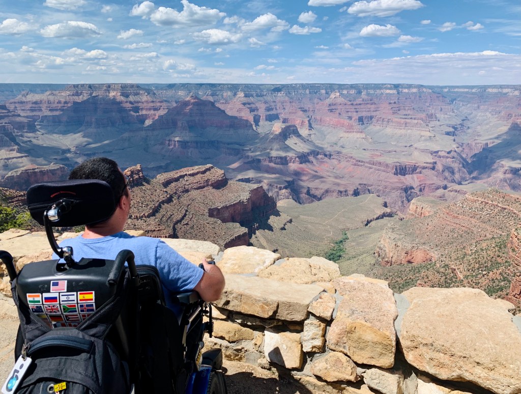 Cory Lee at the Grand Canyon.