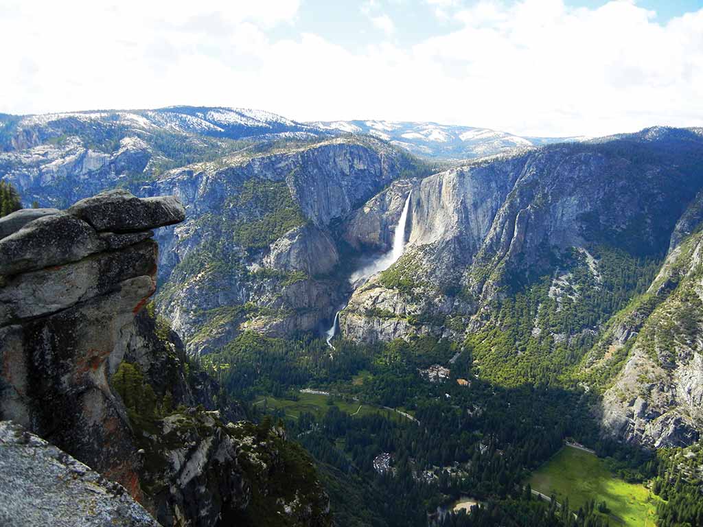 Yosemite Falls from Glacier Point.